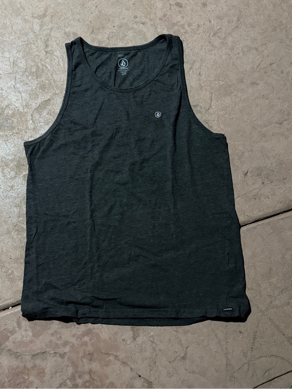 Volcom Men's Tank Top Gray Size XL Good